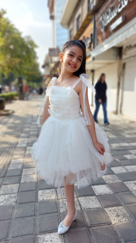 پیراهن فانتزی کوتاه پروانه