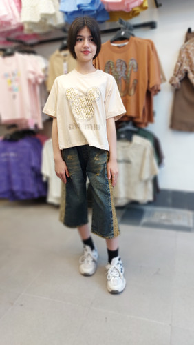 تیشرت باکسی MIU MIU