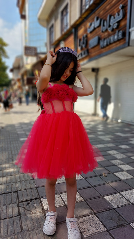 پیراهن عروسکی رز